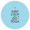 Keep Calm & Do Yoga Drink Topper - Small - Single
