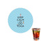 Keep Calm & Do Yoga Drink Topper - XSmall - Single with Drink