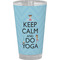 Keep Calm & Do Yoga Pint Glass - Full Color