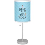 Keep Calm & Do Yoga 7" Drum Lamp with Shade Polyester