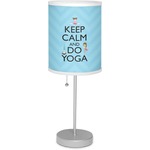 Keep Calm & Do Yoga Lamp with Drum Shade