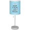 Keep Calm & Do Yoga Lamp with Drum Shade