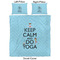 Keep Calm & Do Yoga Duvet Cover Set - Queen - Approval