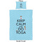 Keep Calm & Do Yoga Duvet Cover Set - Twin - Approval