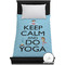 Keep Calm & Do Yoga Duvet Cover (TwinXL)