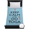 Keep Calm & Do Yoga Duvet Cover (Twin)