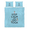 Keep Calm & Do Yoga Duvet cover Set - Queen - Alt Approval