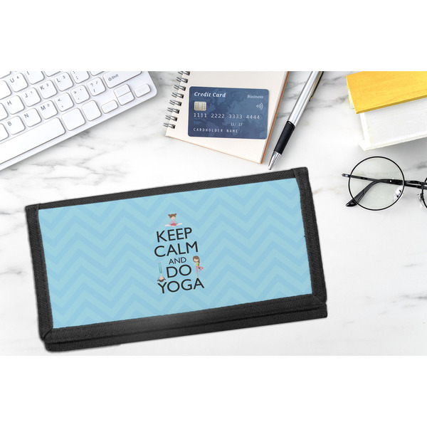 Keep Calm & Do Yoga DyeTrans Checkbook Cover - LIFESTYLE