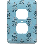 Keep Calm & Do Yoga Electric Outlet Plate