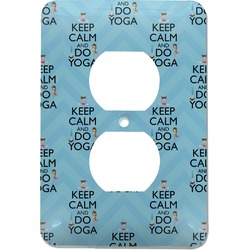 Keep Calm & Do Yoga Electric Outlet Plate