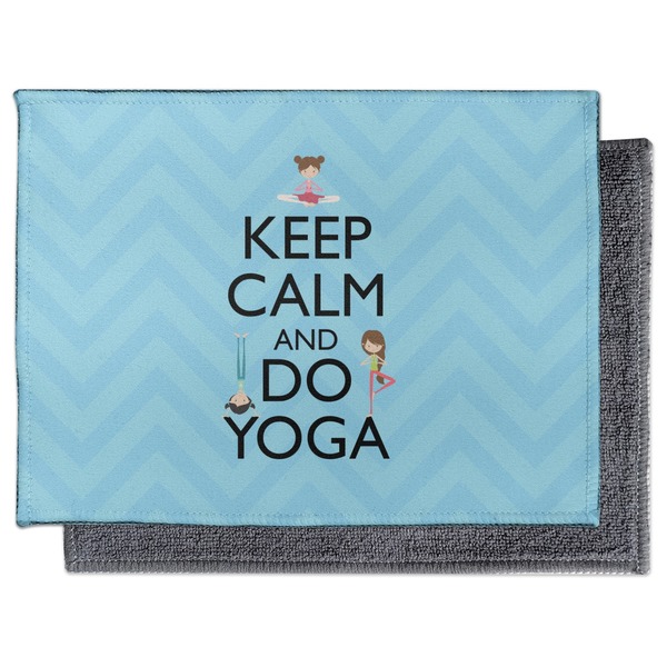 Keep Calm & Do Yoga Electronic Screen Wipe - Flat