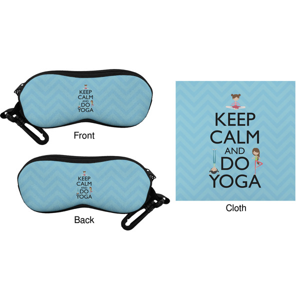 Keep Calm & Do Yoga Eyeglass Case & Cloth (Approval)