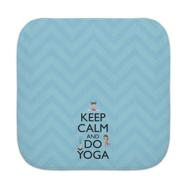 Custom Keep Calm & Do Yoga Face Towel