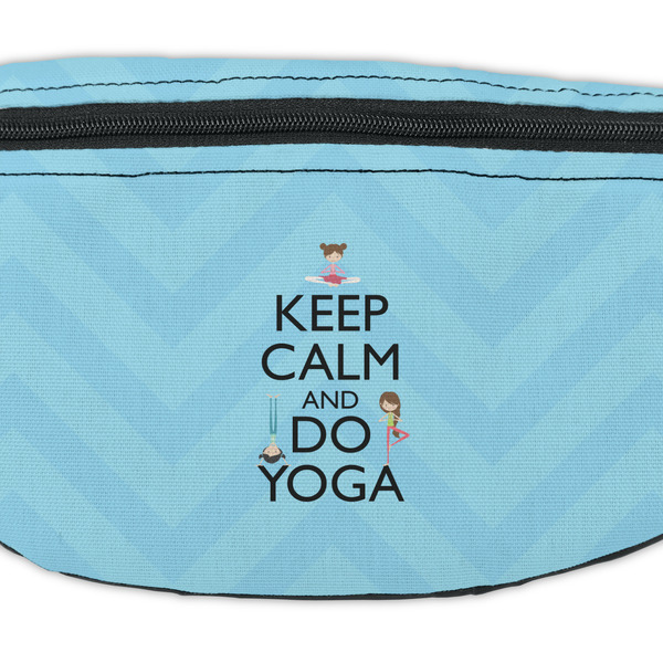 Keep Calm & Do Yoga Fanny Pack - Closeup