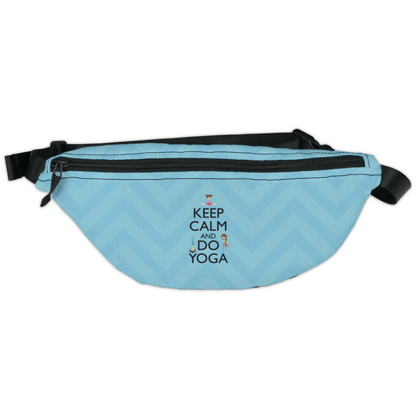 Custom Keep Calm & Do Yoga Fanny Pack - Classic Style