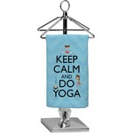 Keep Calm & Do Yoga Finger Tip Towel - Full Print