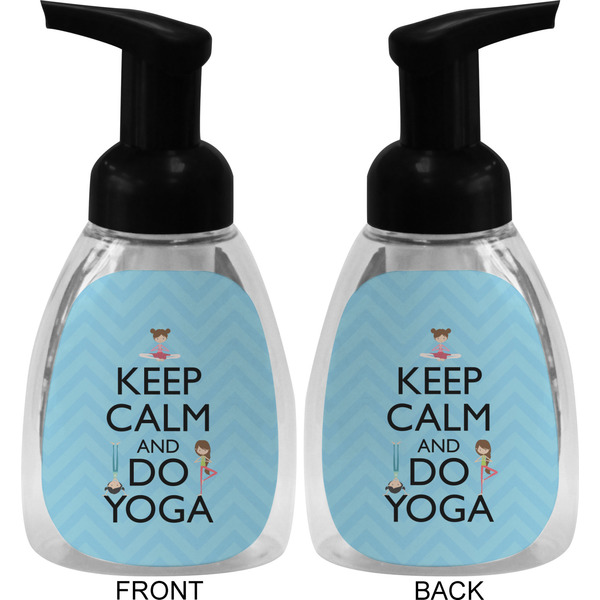 Keep Calm & Do Yoga Foam Soap Bottle (Front & Back)