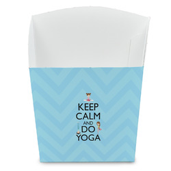 Keep Calm & Do Yoga French Fry Favor Boxes