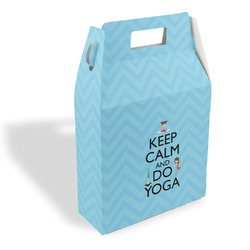 Keep Calm & Do Yoga Gable Favor Box