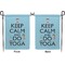 Keep Calm & Do Yoga Garden Flag - Double Sided Front and Back