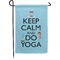 Keep Calm & Do Yoga Garden Flag & Garden Pole