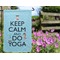 Keep Calm & Do Yoga Garden Flag - Outside In Flowers