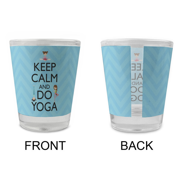 Keep Calm & Do Yoga Glass Shot Glass - Standard - APPROVAL