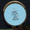 Keep Calm & Do Yoga Golf Ball Marker Hat Clip - Gold - Close Up