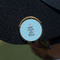 Keep Calm & Do Yoga Golf Ball Marker Hat Clip - Gold - On Hat