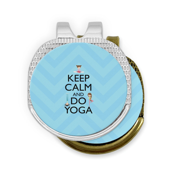 Keep Calm & Do Yoga Golf Ball Marker Hat Clip - PARENT/MAIN