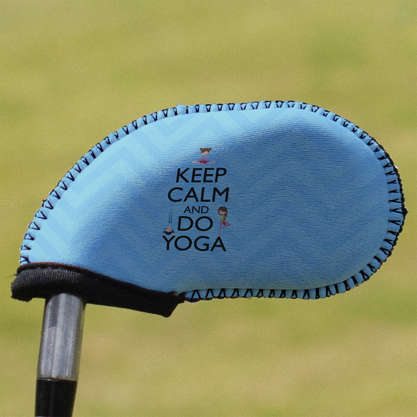Custom Keep Calm & Do Yoga Golf Club Iron Cover
