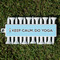 Keep Calm & Do Yoga Golf Tees & Ball Markers Set - Front