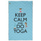 Keep Calm & Do Yoga Golf Towel - Front (Large)