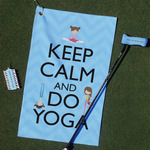 Keep Calm & Do Yoga Golf Towel Gift Set