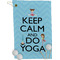 Keep Calm & Do Yoga Golf Towel (Personalized)