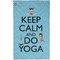 Keep Calm & Do Yoga Golf Towel (Personalized) - APPROVAL (Small Full Print)