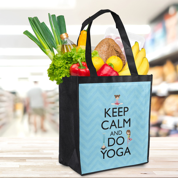 Keep Calm & Do Yoga Grocery Bag - LIFESTYLE