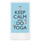Keep Calm & Do Yoga Guest Napkin - Front View