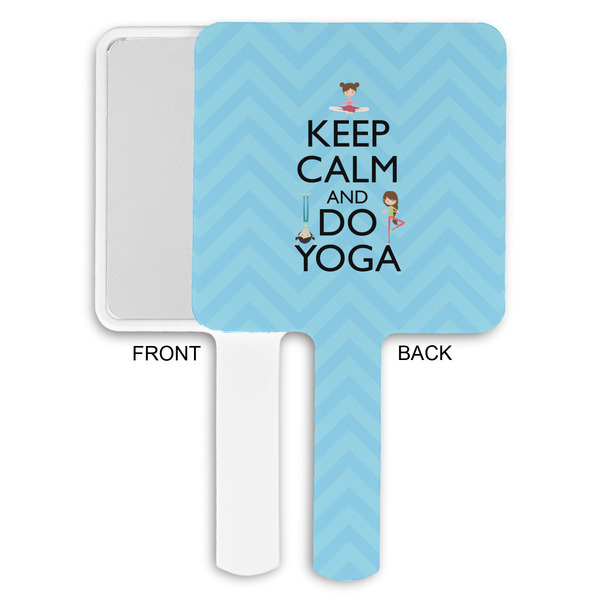 Keep Calm & Do Yoga Hand Mirrors - Approval