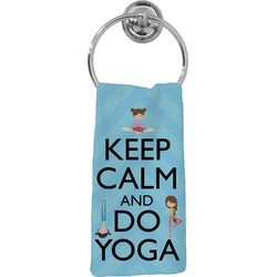 Keep Calm & Do Yoga Hand Towel - Full Print