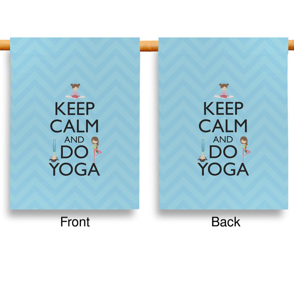 Keep Calm & Do Yoga House Flags - Double Sided - APPROVAL