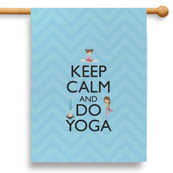 Keep Calm & Do Yoga 28" House Flag