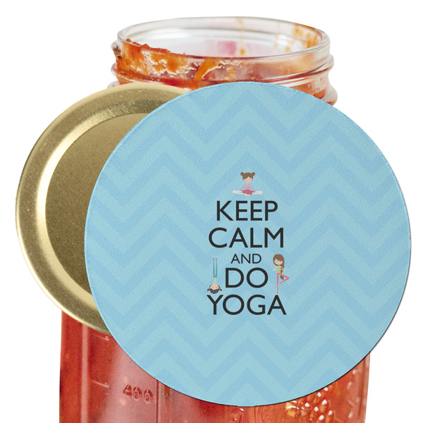 Custom Keep Calm & Do Yoga Jar Opener