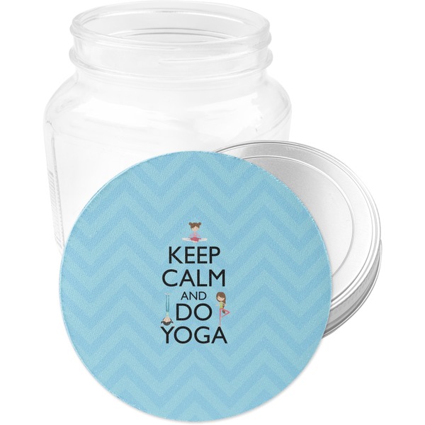 Keep Calm & Do Yoga Jar Opener - Main