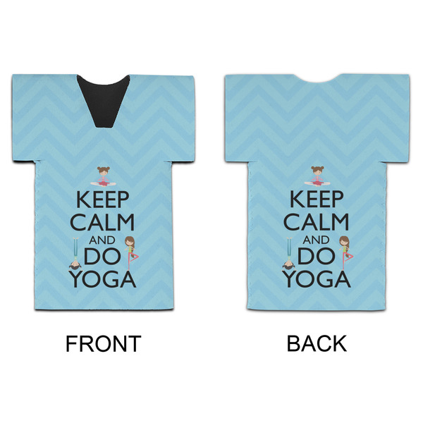 Keep Calm & Do Yoga Jersey Bottle Cooler - APPROVAL