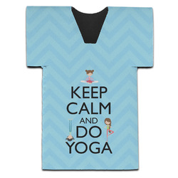 Keep Calm & Do Yoga Jersey Bottle Cooler