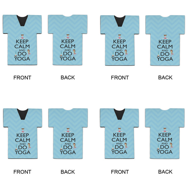 Keep Calm & Do Yoga Jersey Bottle Cooler - Set of 4 - APPROVAL