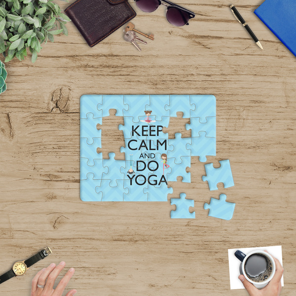 Keep Calm & Do Yoga Jigsaw Puzzle 30 Piece - In Context