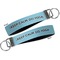 Keep Calm & Do Yoga Key-chain - Metal and Nylon - Front and Back
