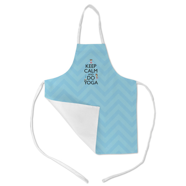 Keep Calm & Do Yoga Kid's Aprons - Medium - Main (med/lrg)